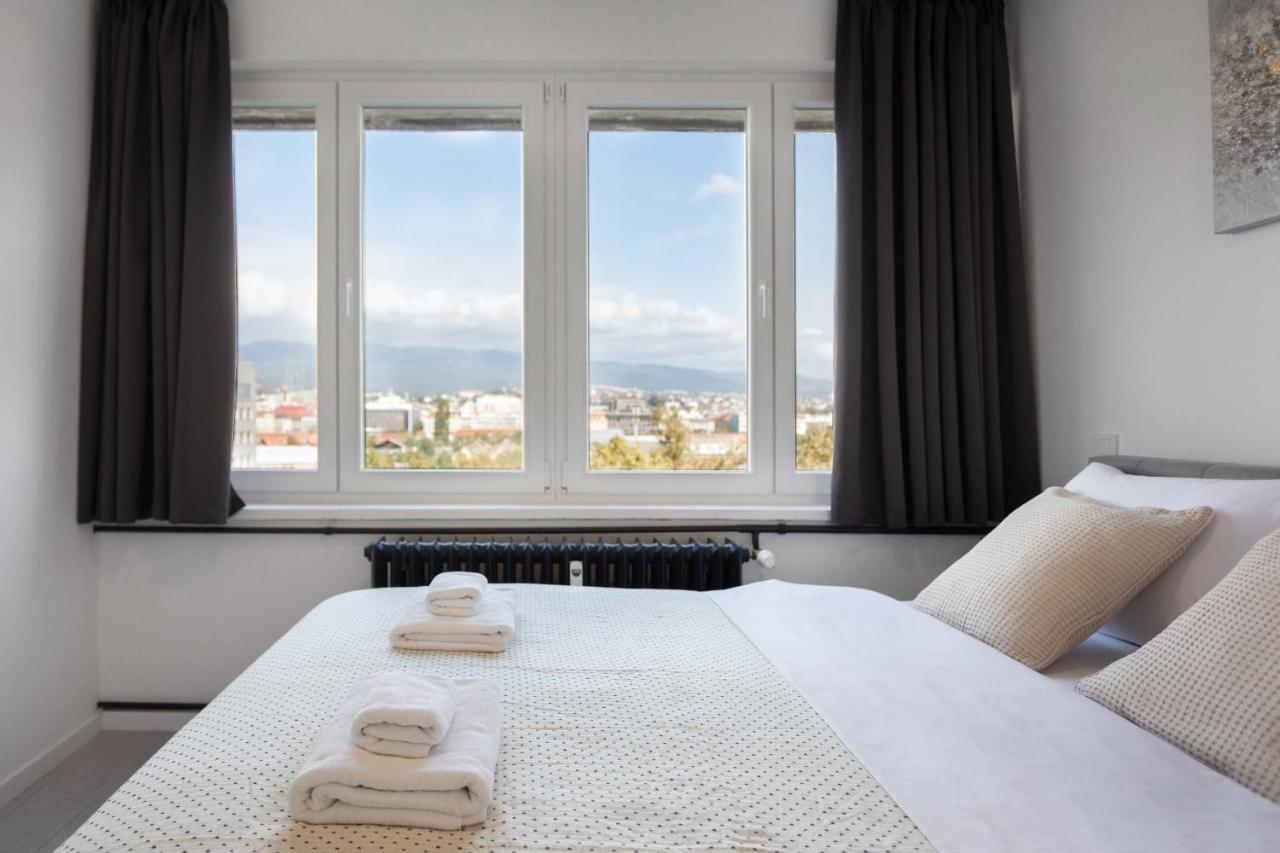 Spacious 2Bdr Apartment- Skyline View Zagrzeb Zewnętrze zdjęcie